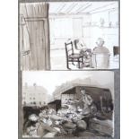 TOM SHANKS RSW RGI PAI A portfolio of loose sketches, watercolour and pencil (a lot) Condition