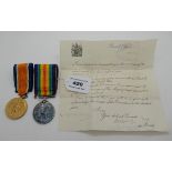 A WWI group of two to 23690 Sgt. J Stuart SCO, RF. Condition Report: Available upon request