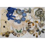 Four statement necklaces by Jaeger, items by Autograph etc Condition Report: Not available for