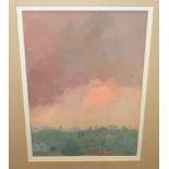 IRENE HALLIDAY Didsbury Summer Sky, signed, watercolour, 30 x 22cm Condition Report: Available