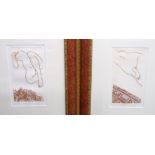 GIBB Flowerbed and Carpeted, signed, engravings, 30 x 18cm (2) Condition Report: Available upon