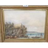 SIX VARIOUS PICTURES comprising; watercolours and etchings (6) Condition Report: Available upon