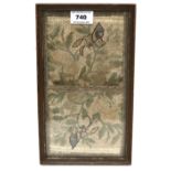 A framed Chinese fine needlework panel Condition Report: Available upon request