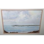 M W M PRENTICE Towards Arran, another, watercolour and A H BINGLEY Fishing boats, signed,