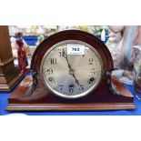 A dome top mantle clock Condition Report: Available upon request