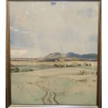 ALASTAIR DALLAS Pentland Hills, Kirkliston, signed, watercolour, dated, 1944, 60 x 49cm Condition