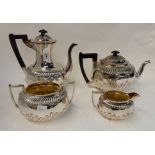 A four piece EPNS tea service Condition Report: Available upon request