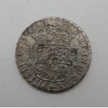 A Philip V 8 real coin, 1742 Condition Report: Available upon request