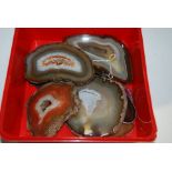 A collection of various agates etc Condition Report: Available upon request