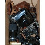 A large collection of various cameras etc Condition Report: Available upon request
