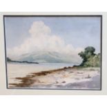A STANLEY MARTIN Loch scene, signed, watercolour, 23 x 30cm and two others (3) Condition Report: