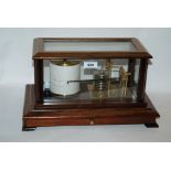 A 20th Century barograph in glazed case, 37 x 21cm Condition Report: Available upon request