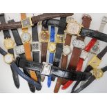 A collection of continental fashion watches to include Pelex, Eva Air etc Condition Report: Not