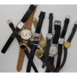 A collection of international wristwatches to include Pliva, De Juno, Bijoux Terner etc Condition