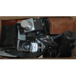 A collection of various cameras and accessories Condition Report: Available upon request