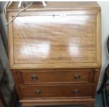 A ladies mahogany bureau Condition Report: Available upon request