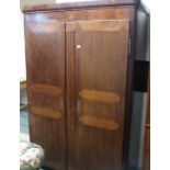 A Victorian mahogany two door wardrobe, 204cm high x 136cm wide x 56cm deep Condition Report: