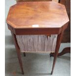 A mahogany work table Condition Report: Available upon request