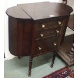A W K Cowan, Chicago work table with three drawers Condition Report: Available upon request