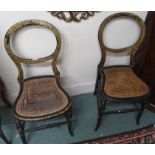 A pair of parlour chairs (2) Condition Report: Available upon request