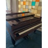 A MAHOGANY CASED JOHN BROADWOOD & SONS GRAND PIANO 106cm high x 148cm wide x 170cm Condition Report: