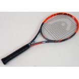 A GRAPHENEXT G HEAD TENNIS RACKET the handle autographed by Andy Murray All proceeds from the sale