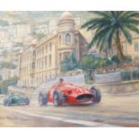 RAYMOND GROVES (20TH CENTURY) Monaco 57 and signed and dated (19) 57 and inscribed on the reverse,