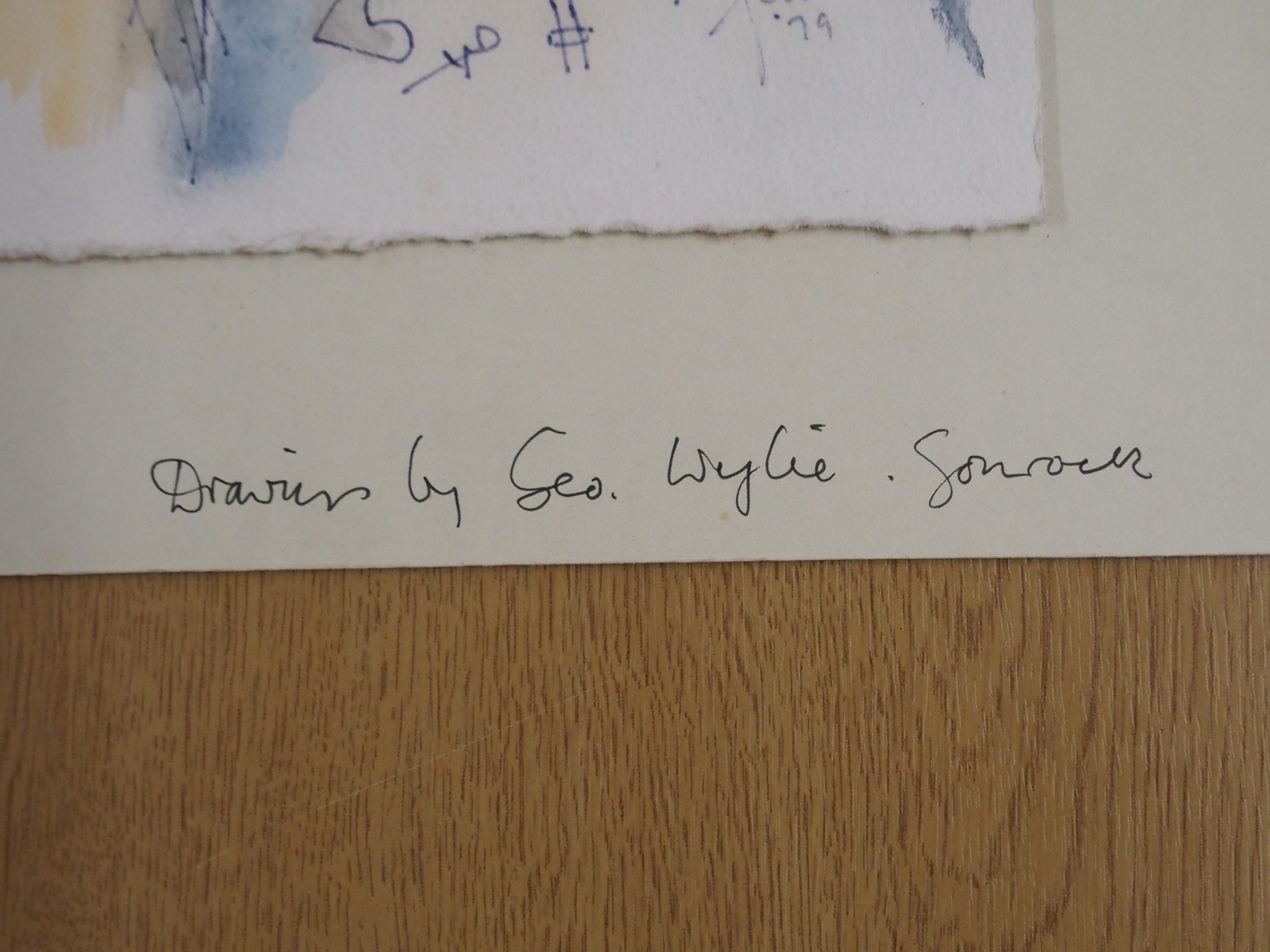 •GEORGE WYLLIE MBE (SCOTTISH 1921-2012) GOUROCK Watercolour, signed initials and dated (19)79, 32 - Image 2 of 7