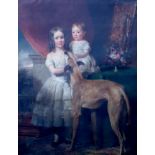 SCOTTISH SCHOOL (19TH CENTURY) PORTRAIT OF GEORGEINA CATHERINE WADDELL AND GASTON MARGARET WADDELL