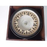 A LARGE D. MCGREGOR & CO COMPASS 39cm wide Condition Report: Available upon request