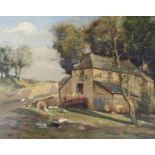 GEORGE NEIL (SCOTTISH FL. 1888-1930) MILL, BISHOPBRIGGS Oil on canvas, signed, 41 x 51cm (16 x
