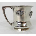 A SILVER CHRISTENING MUG by Gorham Manufacturing Co., Birmingham 1912, of cylindrical form with