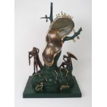 •SALVADOR DALI (SPANISH 1904-1989) NOBILITY OF TIME Bronze, signature inscribed by the foundry,