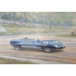 RAYMONG GROVES (20TH CENTURY) Racing Scenes both signed and dated (19) 57 & 58, watercolour and