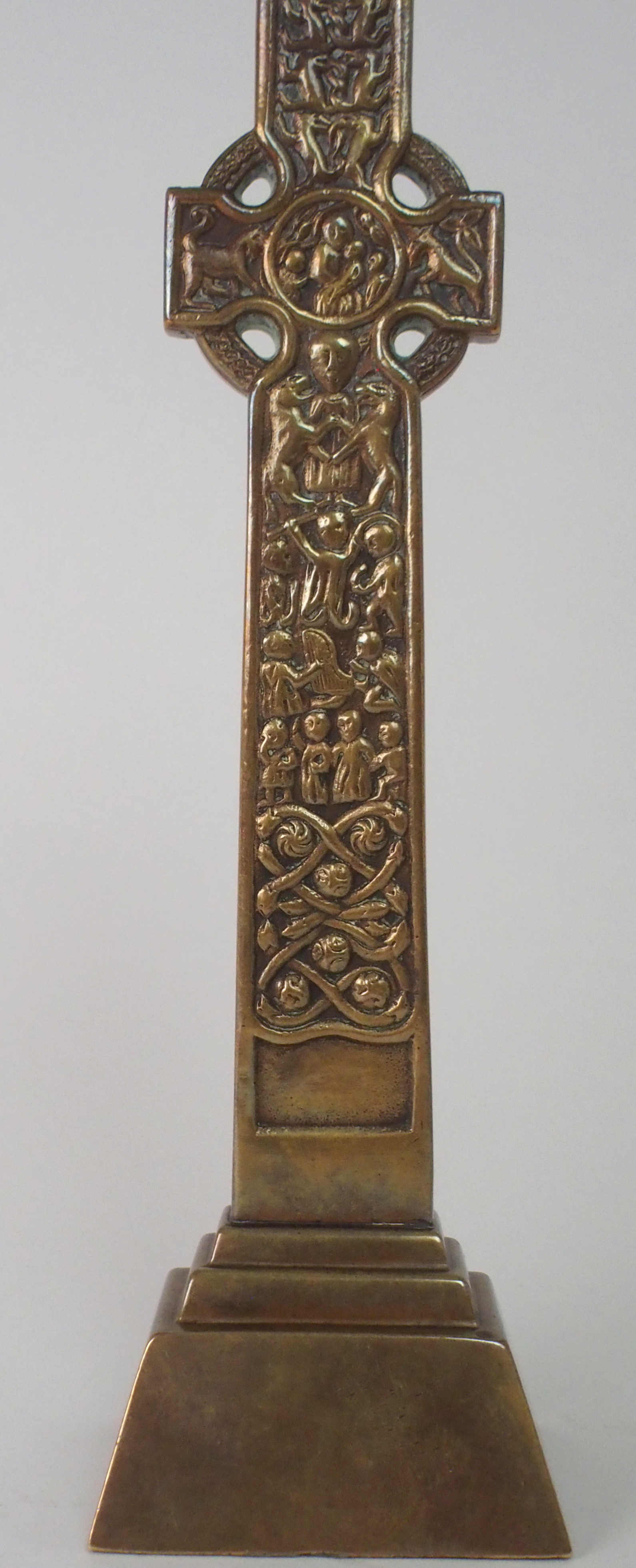 Alexander Ritchie Cross ALEXANDER AND EUPHEMIA RITCHIE - A BRONZE IONA CROSS modelled as St ...