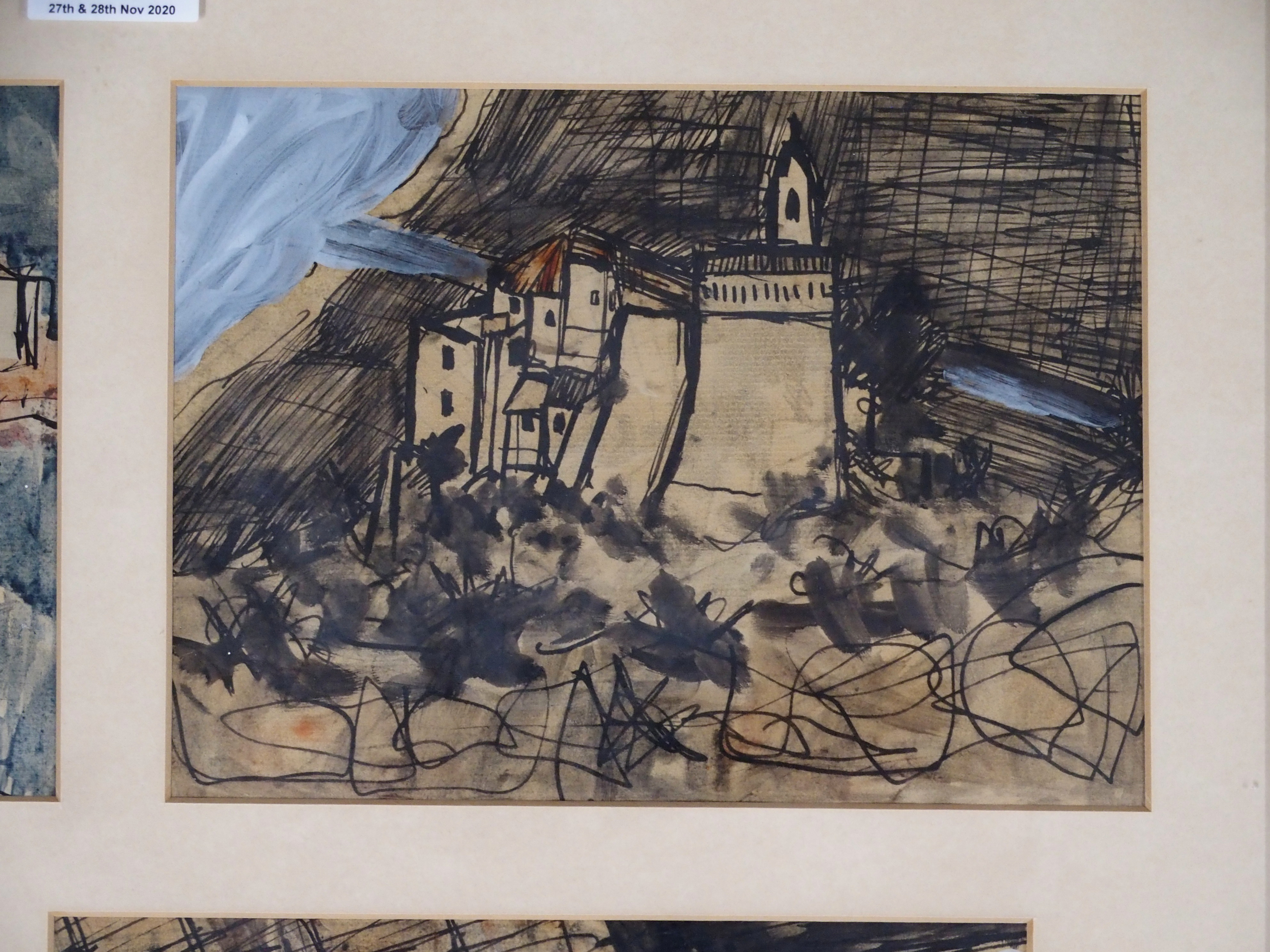 •JOHN MCPHEE (SCOTTISH FL. 1976-1986) VIEWS OF SPAIN Ink, gouache and watercolour, 21.5 x 16.5cm ( - Image 4 of 6