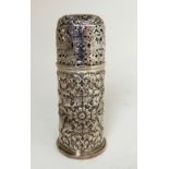 A VICTORIAN SILVER SUGAR CASTOR by Horace Woodward & Company (Edgar Finley and Hugh Taylor),