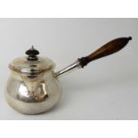 A SILVER BRANDY PAN by Edward Edward Junior and John & William Barnard, London 1837, of globular