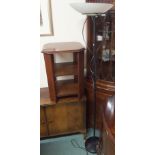 An occasional table and a floor lamp (2) Condition Report: Available upon request