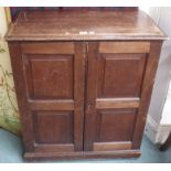 A mahogany collectors cabinet, 94cm high x 82cm wide x 47cm deep Condition Report: Available upon