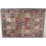 A Kashmir rug with with panel design, 170cm x 118cm Condition Report: Available upon request