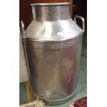 A Nestle milk churn, 55cm high Condition Report: Available upon request