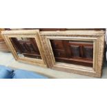 Two Gilt picture frames, (inset sizes, 50cm x 67cm and 73cm x 54cm) (2) Condition Report: