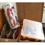 Two boxes of ceramics etc Condition Report: Available upon request