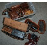 A collection of various vintage cameras, tripods etc Condition Report: Available upon request