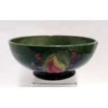 A Moorcroft Leaves and Berries bowl, 16cm diameter Condition Report: crazed, has some rubbing to the