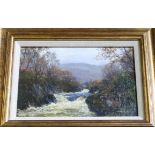 JOHN HOWARD LYON River landscape, signed, oil on canvas, 20 x 30cm Condition Report: Available