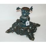 A cast-iron christmas tree stand, 20cm high Condition Report: Available upon request