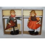 Two modern dolls, School Girl and Little Scholar, 35cm high Condition Report: Available upon