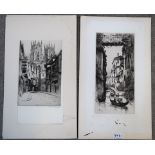 A GROUP OF UNFRAMED PRINTS ETC Condition Report: Available upon request